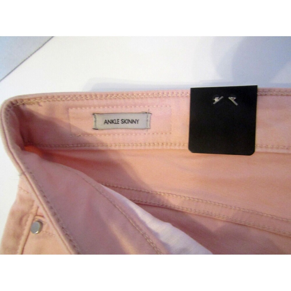 Calvin Klein Jeans Pink Ankle Skinny Jean Chintz Rose NWT Womens Size 12 - Picture 8 of 10